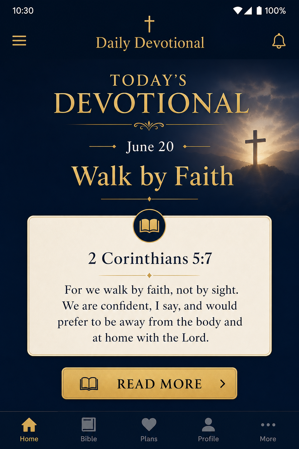 Devotional screen